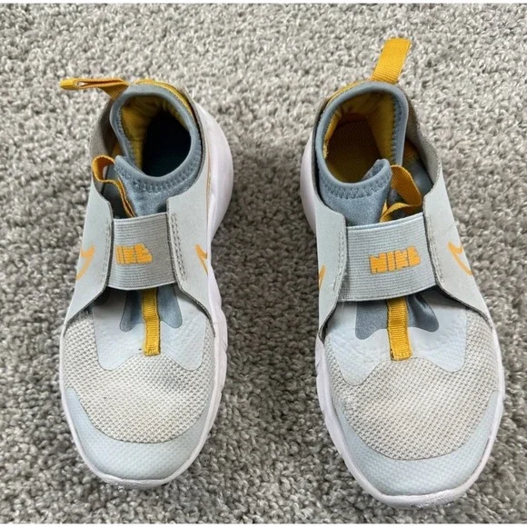 Nike Flex Runner 2 Aura University Gold Youth Slip On Sneakers Tennis Shoes 3Y - Picture 5 of 7